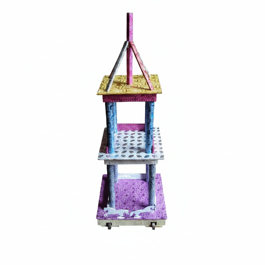 Classic Two-Storey Jagannath Rath – Comes with Wheels