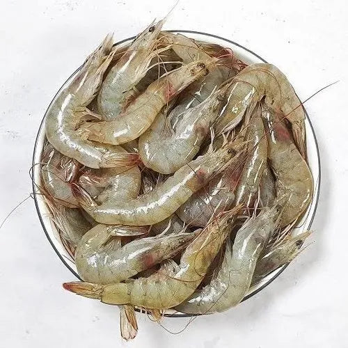 White Prawns small - Uncut - Gross Weight 250 Gm