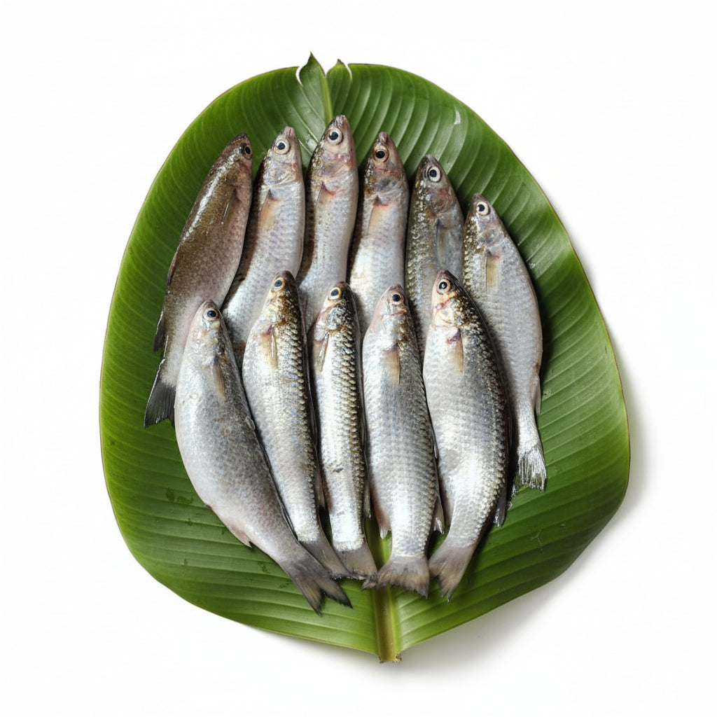 Kolkata Desi Parshe (Mix size) - Cut & Cleaned - 230 - 250gm - net Weight