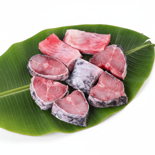 Original Bilaspur Katla (5-7kg) – Premium Peti Gada Cut (300-350 gm Net) (No Head No Tail)
