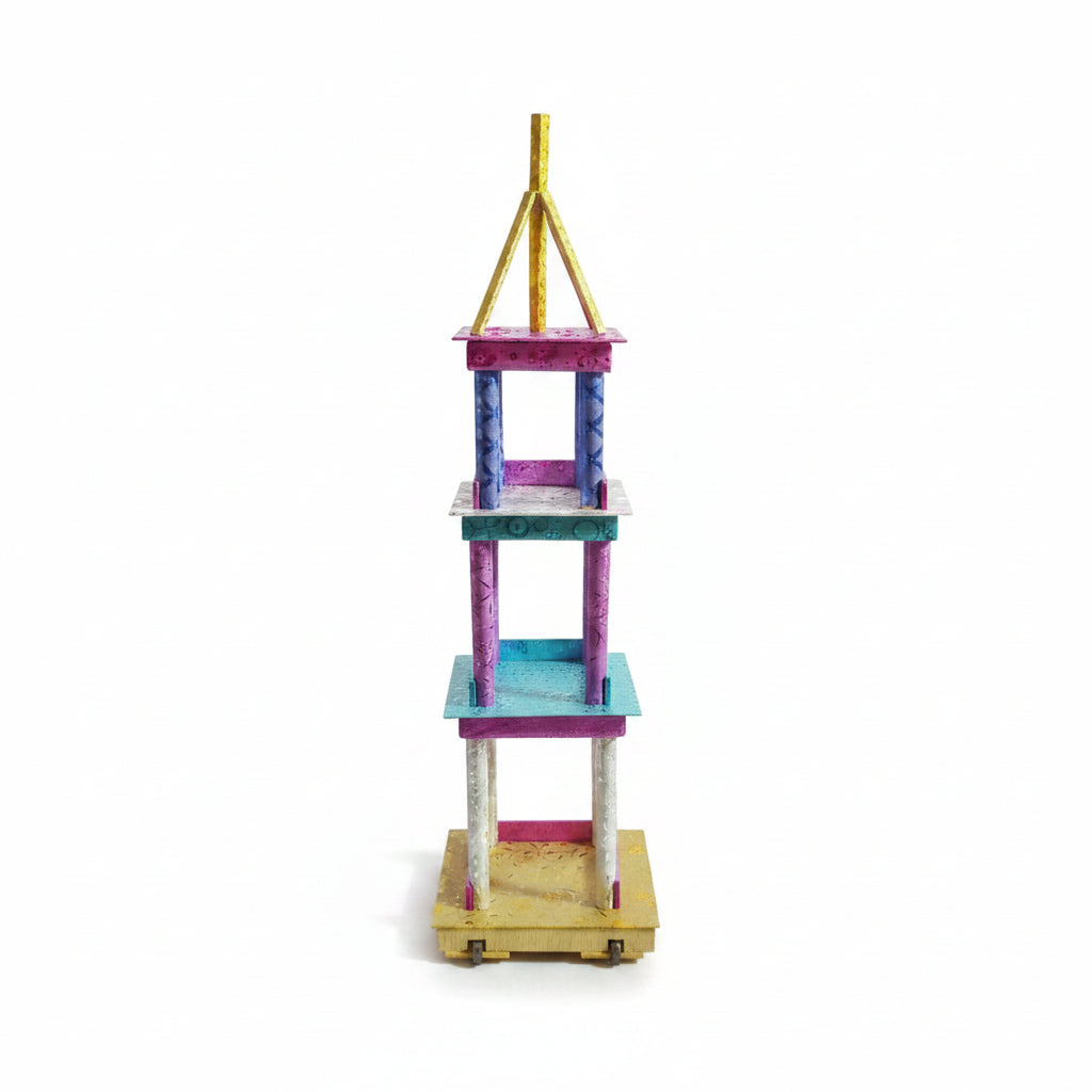 Classic Three-Storey Jagannath Rath – Comes with Wheels