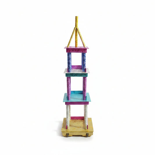 Classic Three-Storey Jagannath Rath – Comes with Wheels