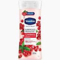 Vaseline Healthy Bright Superfood Freshlock Cranberry Body Lotion 100 ml
